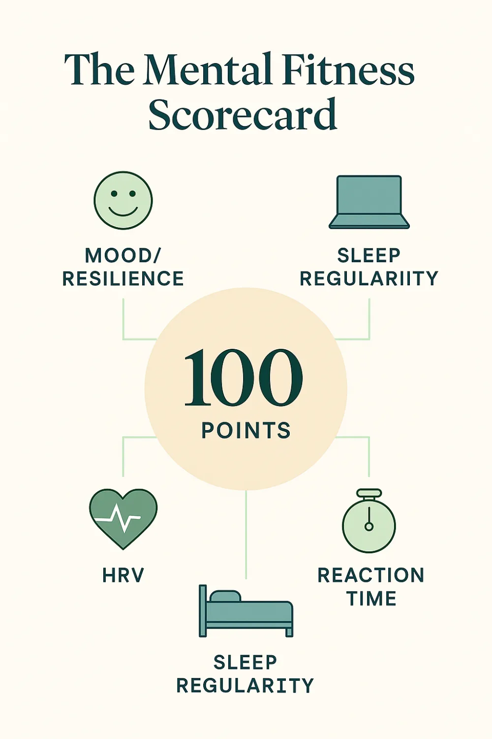 measure mental fitness infographic