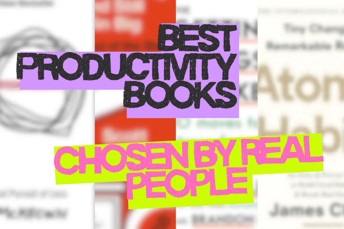 Best Productivity Books (Chosen by Real People, Not Algorithms)